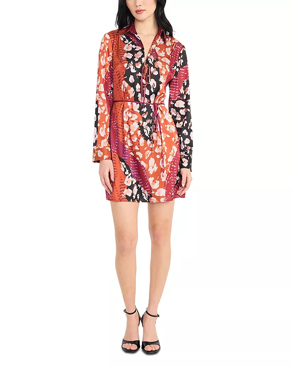 Мини-Платье с длинными рукавами Donna Morgan, мультиколор
Мини-Платье с длинными рукавами Donna Morgan, мультиколор