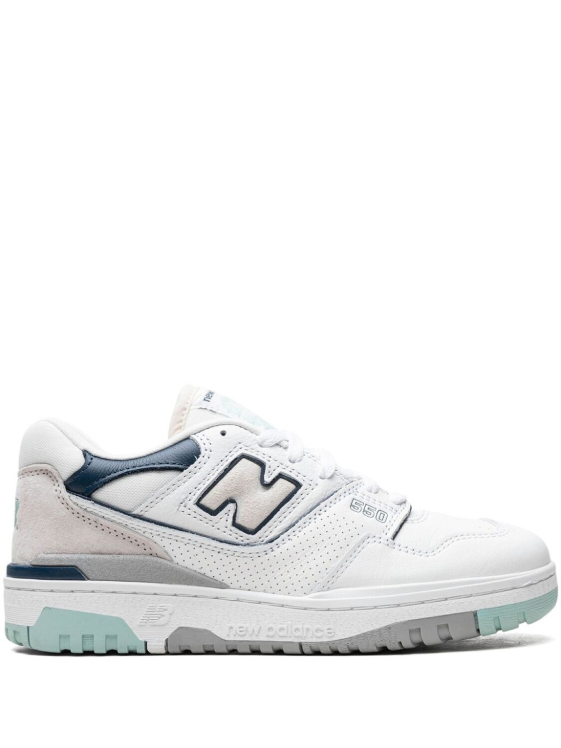 Кроссовки 550 White / Winter Fog New Balance, белый 
Кроссовки 550 White / Winter Fog New Balance, белый
