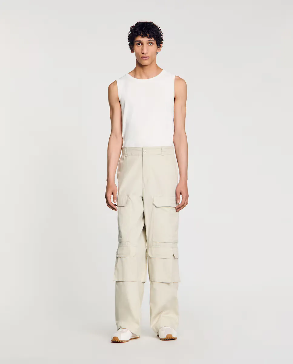 Мужские брюки карго Sandro, цвет Crudo
Мужские брюки карго Sandro, цвет Crudo