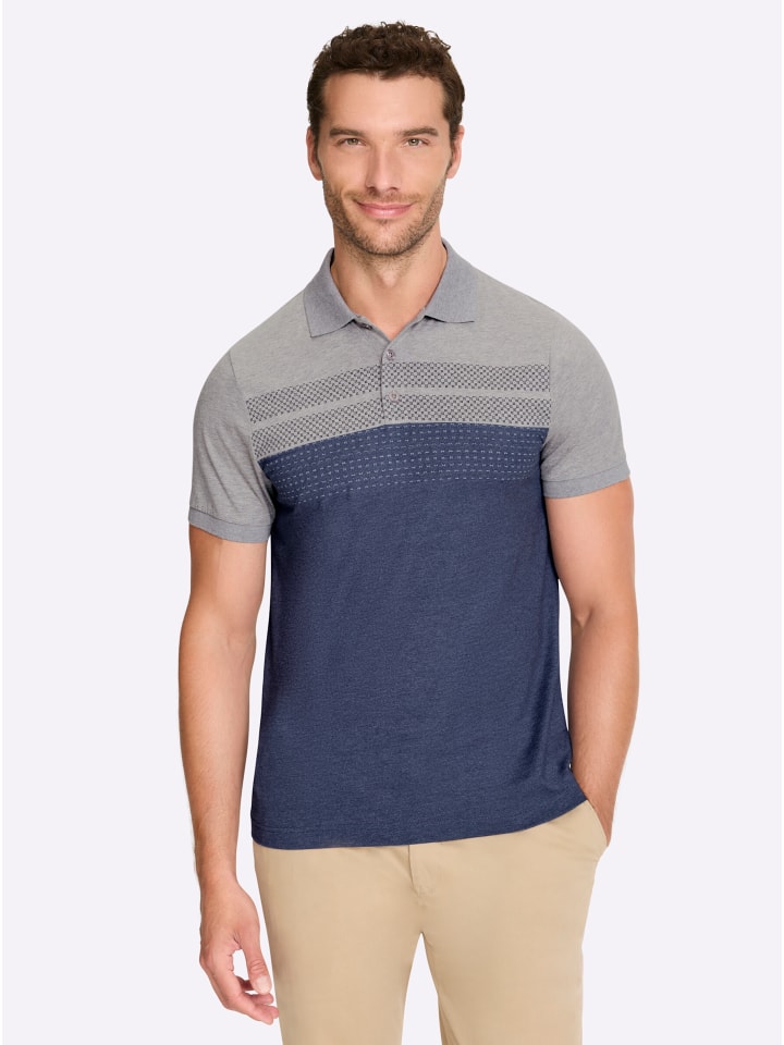 Рубашка с короткими рукавами серо-дымчато-синего меланжевого цвета WITT WEIDEN
Рубашка с короткими рукавами серо-дымчато-синего меланжевого цвета WITT WEIDEN