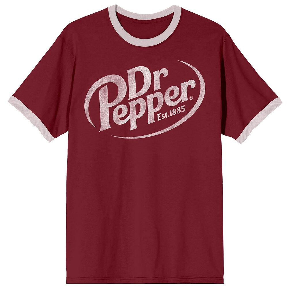 Мужская футболка с логотипом Dr Pepper и короткими рукавами с рисунком Licensed Character, красный
Мужская футболка с логотипом Dr Pepper и короткими рукавами с рисунком Licensed Character, красный
