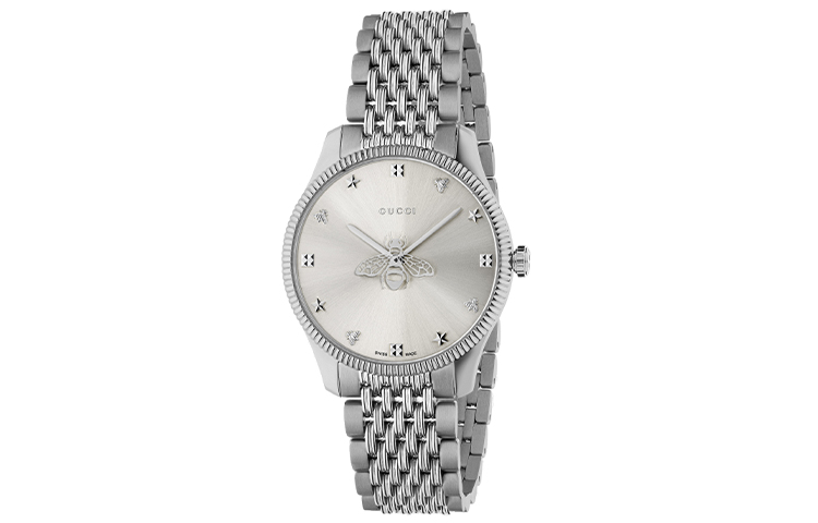 Часы GUCCI G Timeless Collection Кварцевый механизм Браслет из нержавеющей стали Белый циферблат Унисекс
Часы GUCCI G Timeless Collection Кварцевый механизм Браслет из нержавеющей стали Белый циферблат Унисекс