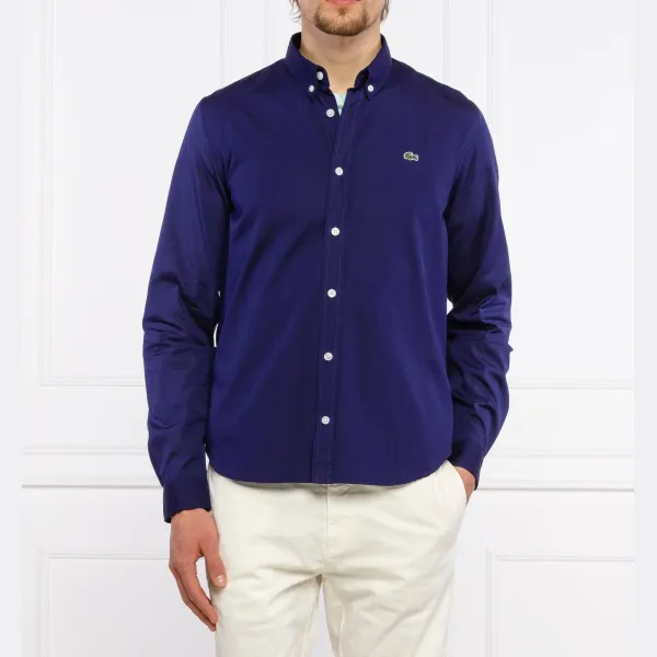 Рубашка узкого кроя Lacoste, синий
Рубашка узкого кроя Lacoste, синий
