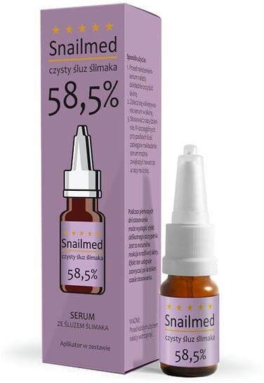 Восстанавливающая сыворотка со слизью улитки, 8 мл Snailmed
Восстанавливающая сыворотка со слизью улитки, 8 мл Snailmed