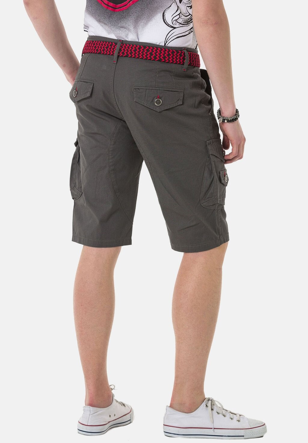 Шорты Cipo & Baxx, серый 
Шорты Cipo & Baxx, серый