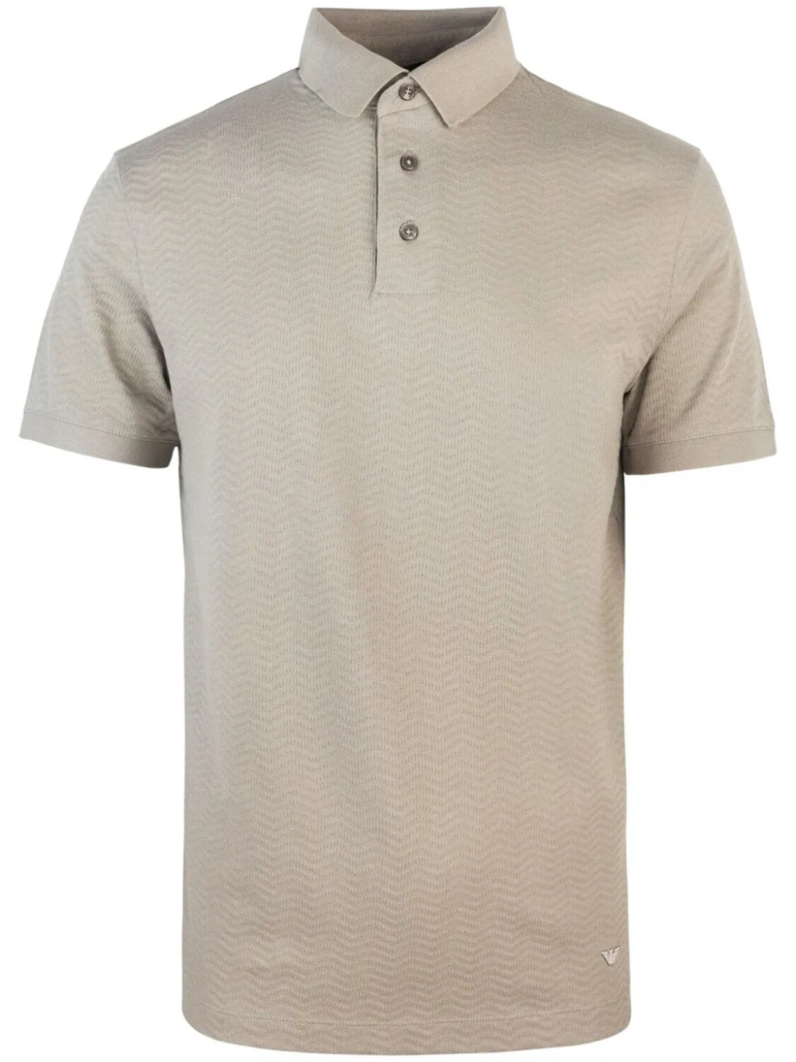 Рубашка поло с логотипом Emporio Armani, нейтральный 
Рубашка поло с логотипом Emporio Armani, нейтральный