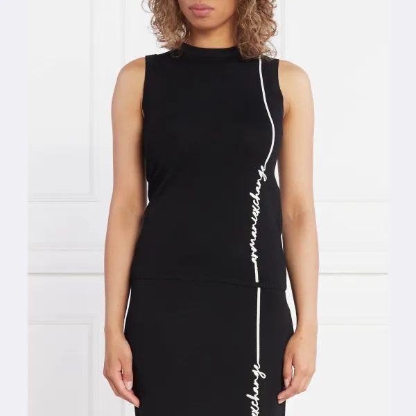 Блузка стандартного кроя Armani Exchange, черный
Блузка стандартного кроя Armani Exchange, черный