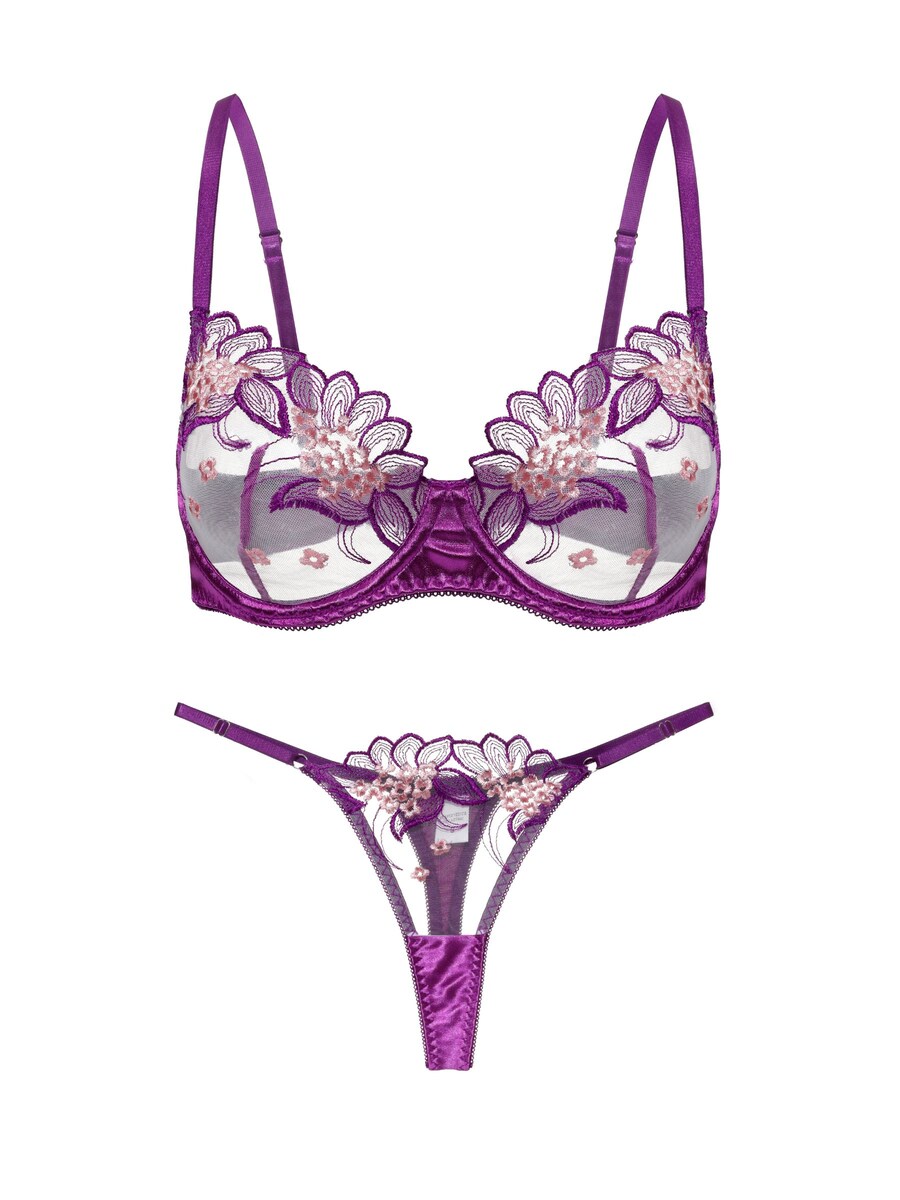 Комплекты нижнего белья Балконет Carré Chic, фиолетовый
Комплекты нижнего белья Балконет Carré Chic, фиолетовый