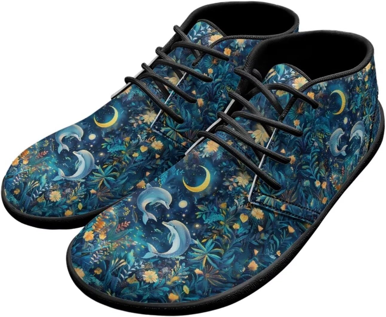 Мужские кроссовки для ходьбы, ботинки с широким носком, противоскользящая подошва, кроссовки с нулевым перепадом высоты подошвы Xixirimido, Moon Dolphin Flowers
Мужские кроссовки для ходьбы, ботинки с широким носком, противоскользящая подошва, кроссовки с нулевым перепадом высоты подошвы Xixirimido, Moon Dolphin Flowers