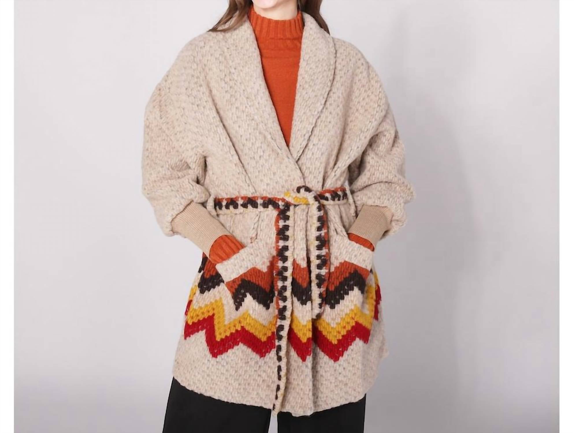 Куртка с поясом Bonaroo в бежевом цвете Astrid, Beige Combo
Куртка с поясом Bonaroo в бежевом цвете Astrid, Beige Combo