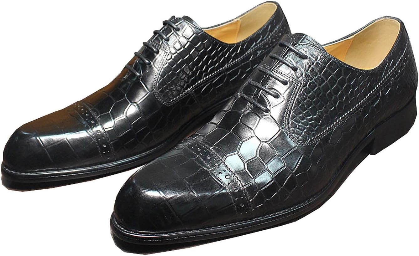Мужские оксфорды Santimon из тисненой кожи под крокодила, модные роскошные туфли для делового и повседневного стиля, свадьбы и вечеринок, черный
Мужские оксфорды Santimon из тисненой кожи под крокодила, модные роскошные туфли для делового и повседневного стиля, свадьбы и вечеринок, черный