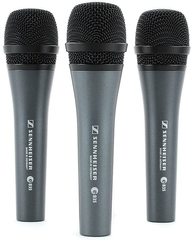 Комплект микрофонов Sennheiser e835 Dynamic Mic (3-pack)
Комплект микрофонов Sennheiser e835 Dynamic Mic (3-pack)