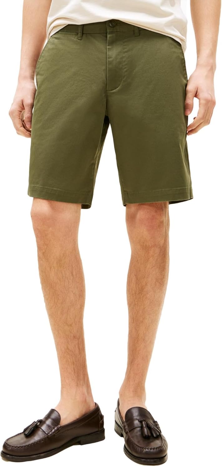 Мужские повседневные хлопковые шорты Tommy Hilfiger длиной 9 дюймов с эластичным ремешком, также доступны в размерах для больших и высоких женщин., Dark Greenery
Мужские повседневные хлопковые шорты Tommy Hilfiger длиной 9 дюймов с эластичным ремешком, также доступны в размерах для больших и высоких женщин., Dark Greenery