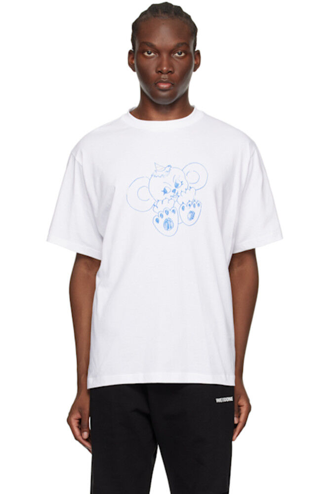 Футболка с изображением белого монстра We11done
Футболка с изображением белого монстра We11done