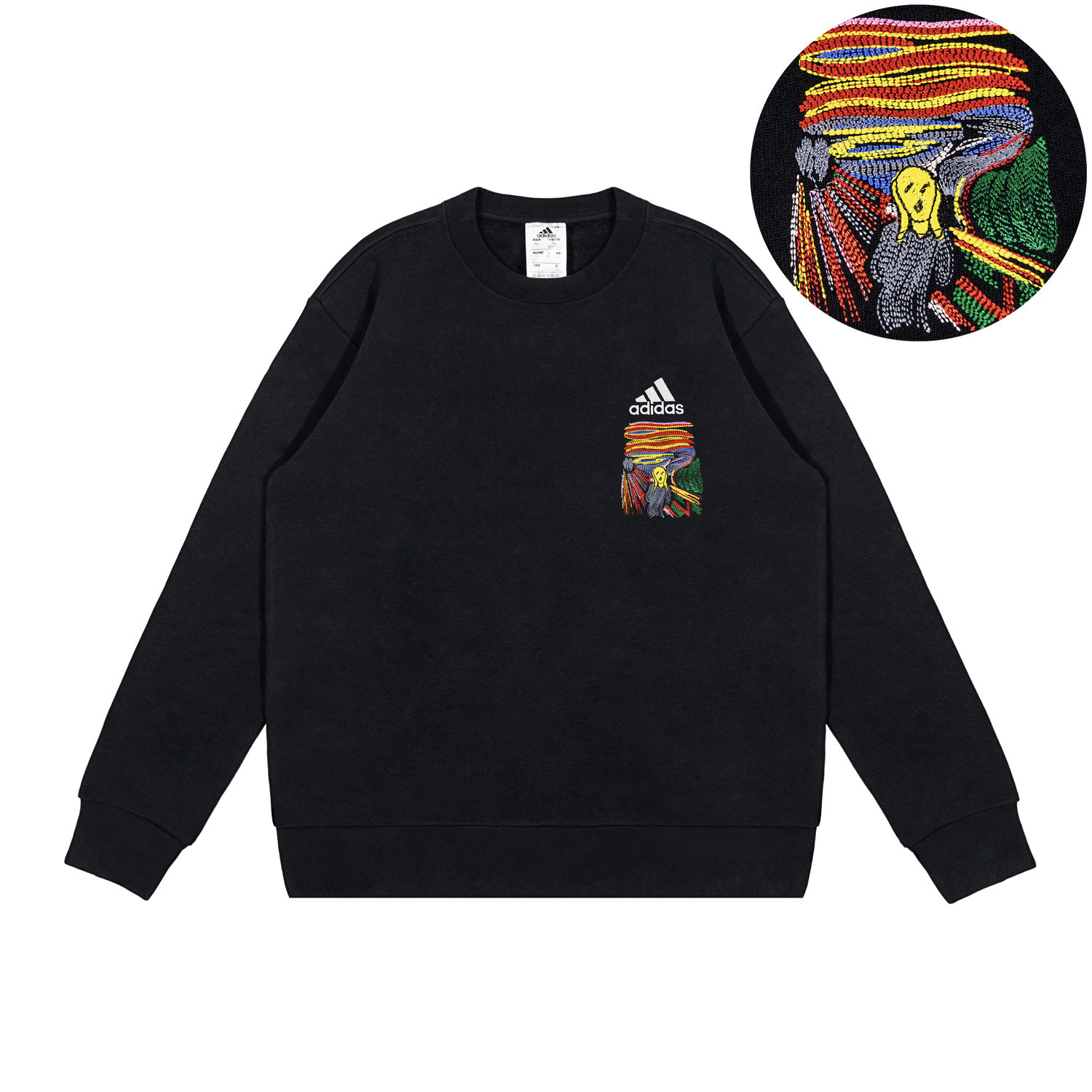 Свитшот унисекс черный Adidas
Свитшот унисекс черный Adidas