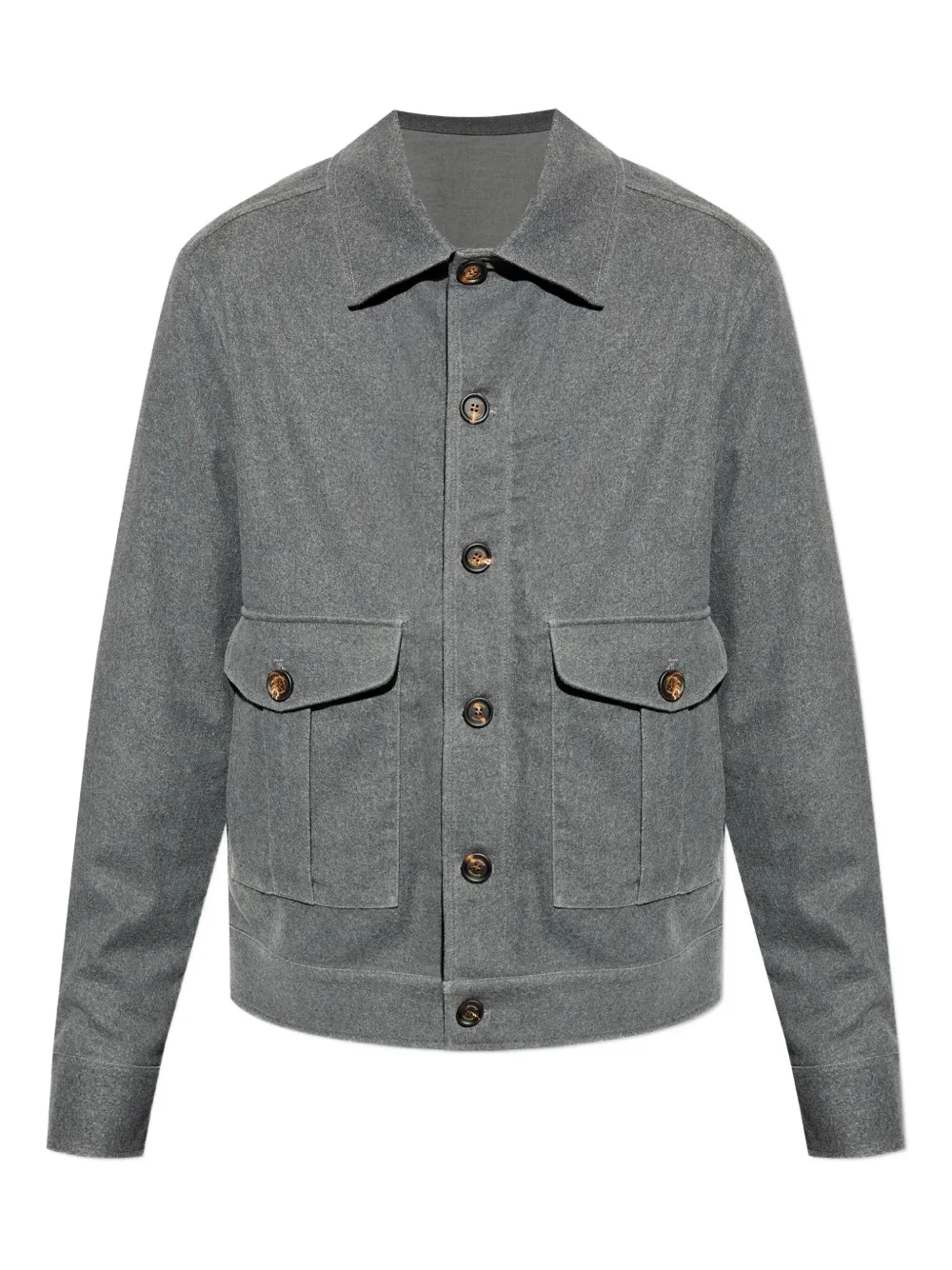 Куртка с застежкой на пуговицы и карманом-клапаном Eleventy, серый
Куртка с застежкой на пуговицы и карманом-клапаном Eleventy, серый