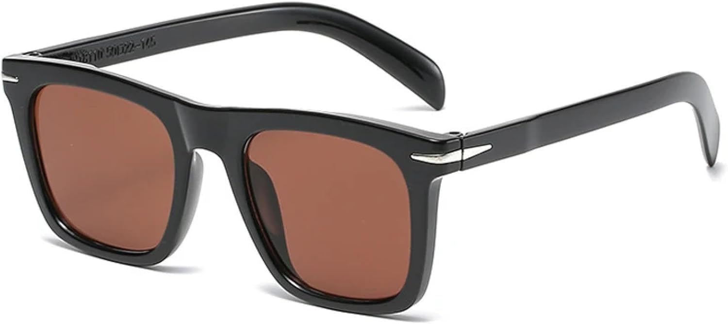 Классические ретро-солнцезащитные очки класса люкс с заклепками для женщин и мужчин, модные, для активного отдыха и путешествий, солнцезащитные очки с защитой от УФ-излучения UV400 TKKTLLT, Black Brown
Классические ретро-солнцезащитные очки класса люкс с заклепками для женщин и мужчин, модные, для активного отдыха и путешествий, солнцезащитные очки с защитой от УФ-излучения UV400 TKKTLLT, Black Brown