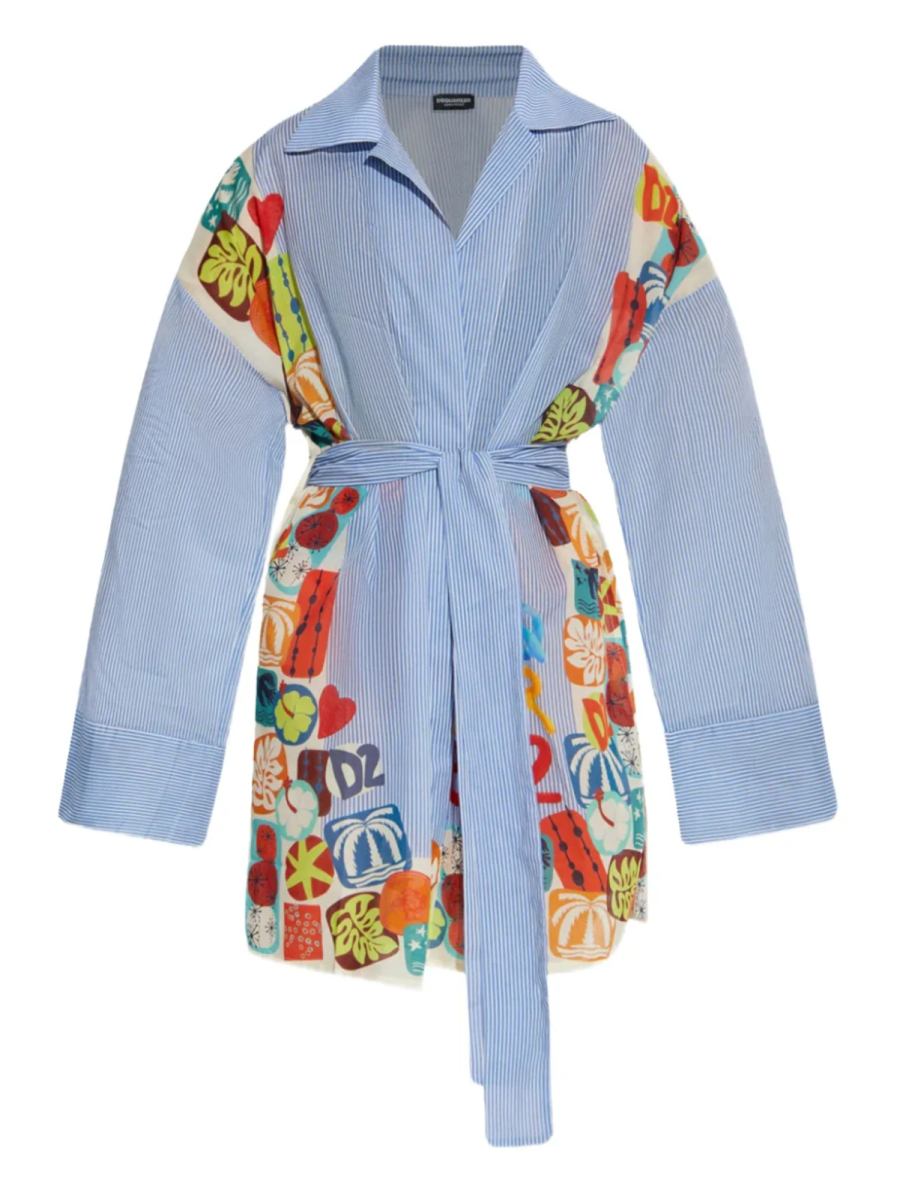 DSQUARED2 полосатое пляжное платье, синий
DSQUARED2 полосатое пляжное платье, синий