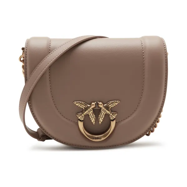 Миниатюрная сумка на плечо Round Click из мягкой телячьей кожи Pinko, коричневый
Миниатюрная сумка на плечо Round Click из мягкой телячьей кожи Pinko, коричневый