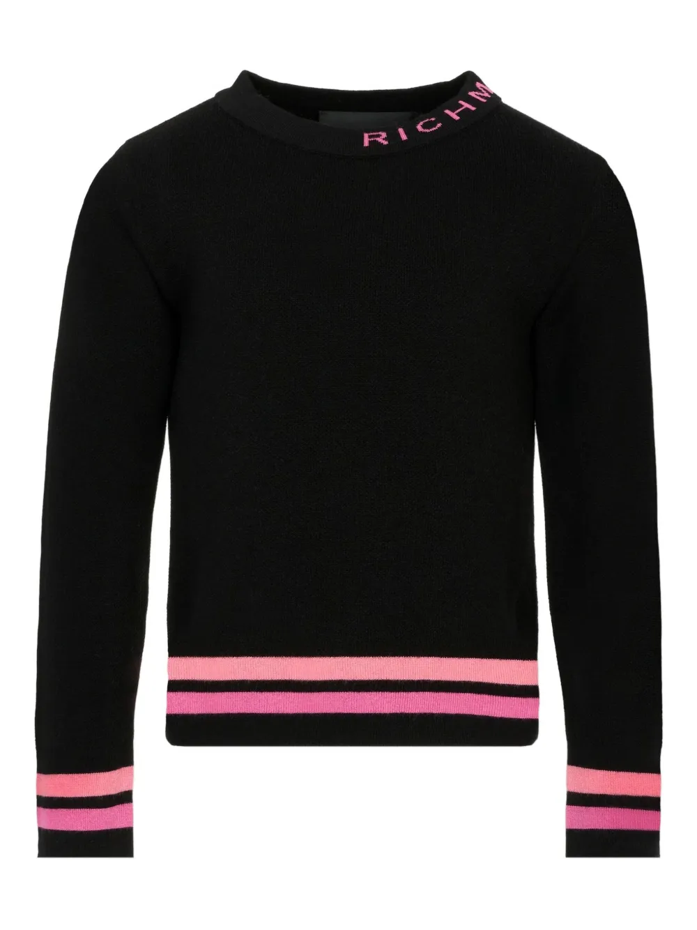 Ребристый свитер с логотипом John Richmond Junior, черный
Ребристый свитер с логотипом John Richmond Junior, черный