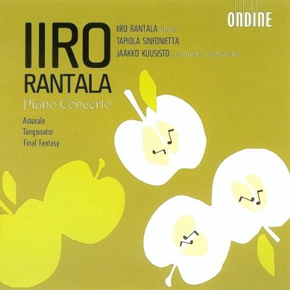 Диск CD Rantala: Piano Concerto / Astorale / Tangonator / Final Fantasy - Iiro Rantala, Jaakko Kuusisto, Tapiola Sinfonietta
Диск CD Rantala: Piano Concerto / Astorale / Tangonator / Final Fantasy - Iiro Rantala, Jaakko Kuusisto, Tapiola Sinfonietta