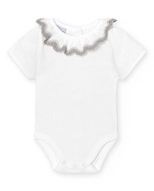 В упаковке 2 детских боди с рюшами и воротником-кошелек Babidú, серый
В упаковке 2 детских боди с рюшами и воротником-кошелек Babidú, серый