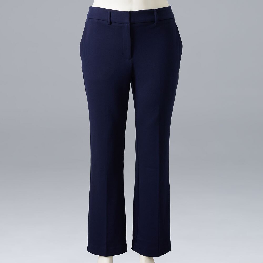 Плюс размер Simply Vera Vera Wang Расклешенные брюки с высокой посадкой, цвет Maritime Blue
Плюс размер Simply Vera Vera Wang Расклешенные брюки с высокой посадкой, цвет Maritime Blue