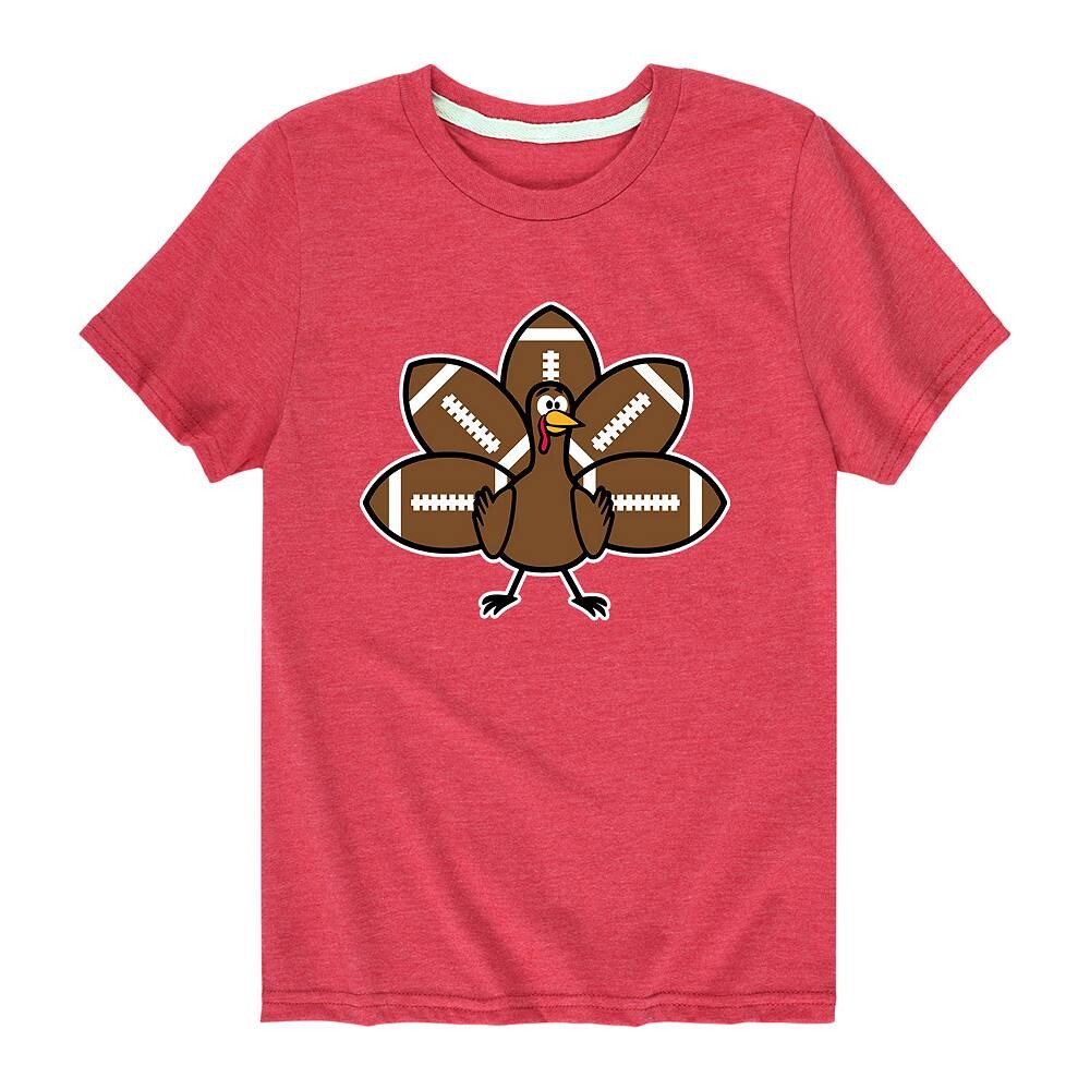 Футболка с изображением футбола, Турция, для мальчиков 8–20 лет Licensed Character, цвет Heather Red 
Футболка с изображением футбола, Турция, для мальчиков 8–20 лет Licensed Character, цвет Heather Red