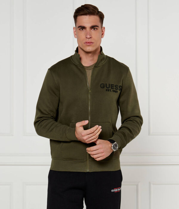 Толстовка мужская Guess Jeans на молнии, зеленый
Толстовка мужская Guess Jeans на молнии, зеленый
