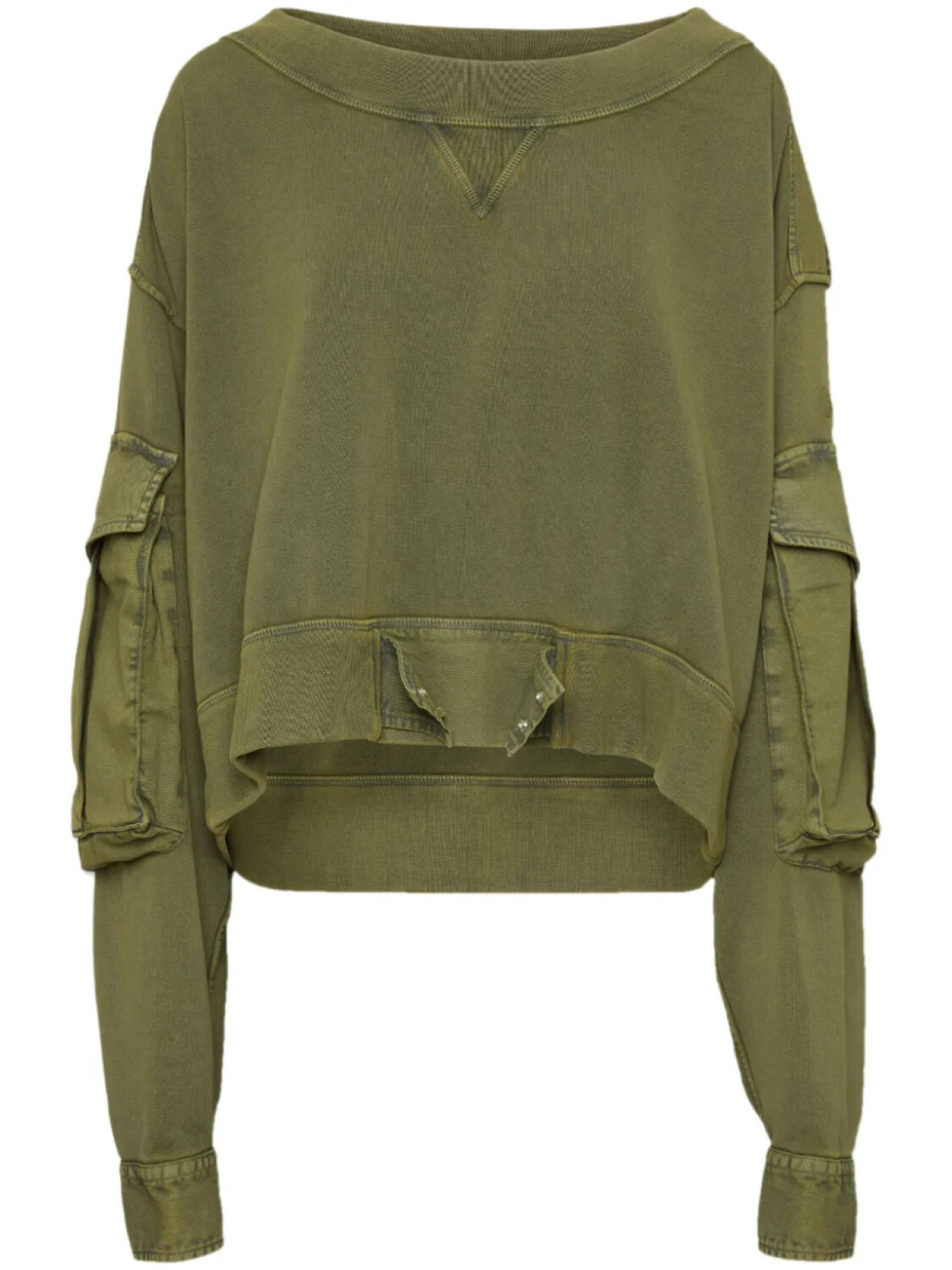 DSQUARED2 толстовка с карманами карго и эффектом потертости, зеленый
DSQUARED2 толстовка с карманами карго и эффектом потертости, зеленый