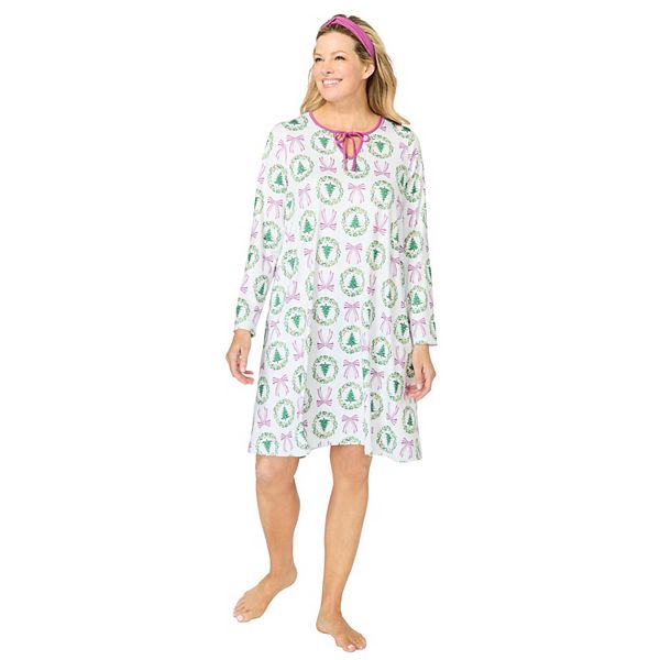 Платье Plus size с вырезом и повязка для волос Dreams & Co., White Holiday Tile
Платье Plus size с вырезом и повязка для волос Dreams & Co., White Holiday Tile