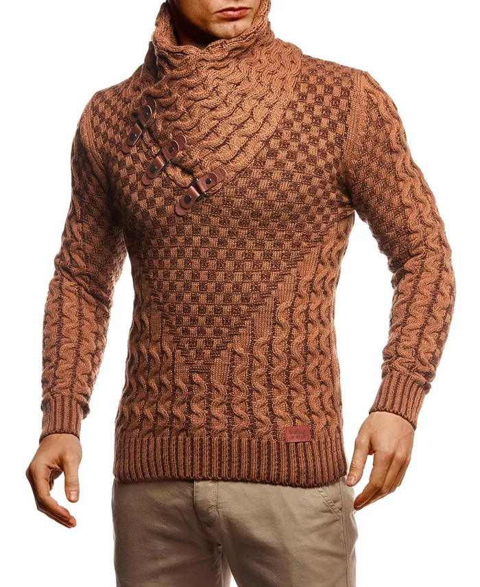 Мужской свитер толстой вязки Leif Nelson, коричневый/бежевый
Мужской свитер толстой вязки Leif Nelson, коричневый/бежевый