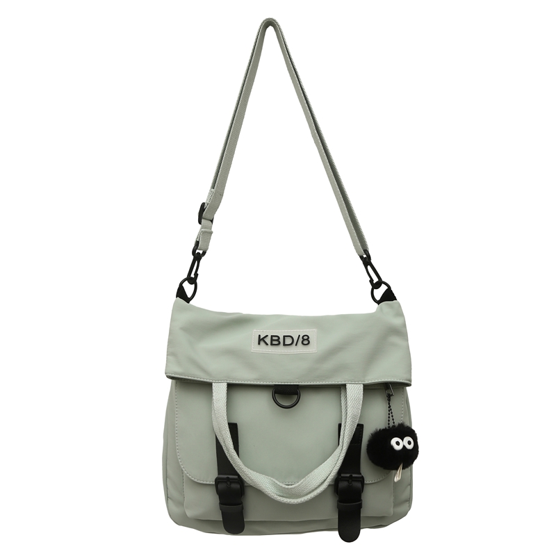 DCLOUD Нейлоновая унисекс сумка через плечо белая черная синяя зеленая оранжевая, Green Comes with Charm