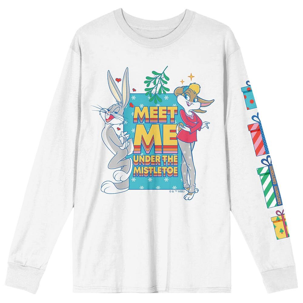 Футболка с длинными рукавами Looney Tunes Meet Me Under The Mistletoe для юниоров Licensed Character, белый
Футболка с длинными рукавами Looney Tunes Meet Me Under The Mistletoe для юниоров Licensed Character, белый