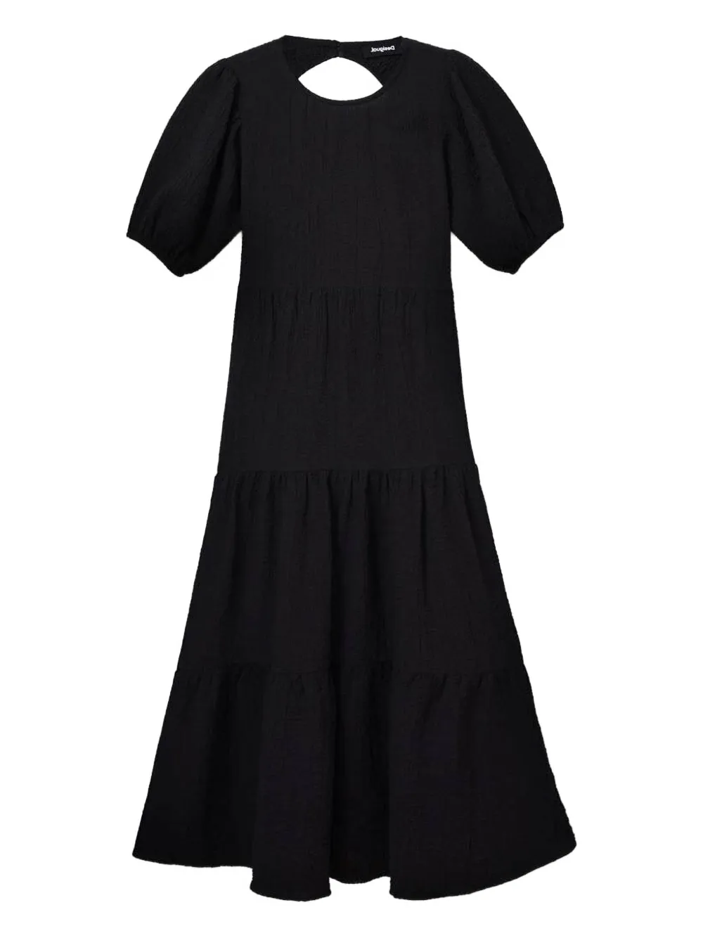 Платье миди с объемными рукавами и открытой спиной Desigual, черный
Платье миди с объемными рукавами и открытой спиной Desigual, черный