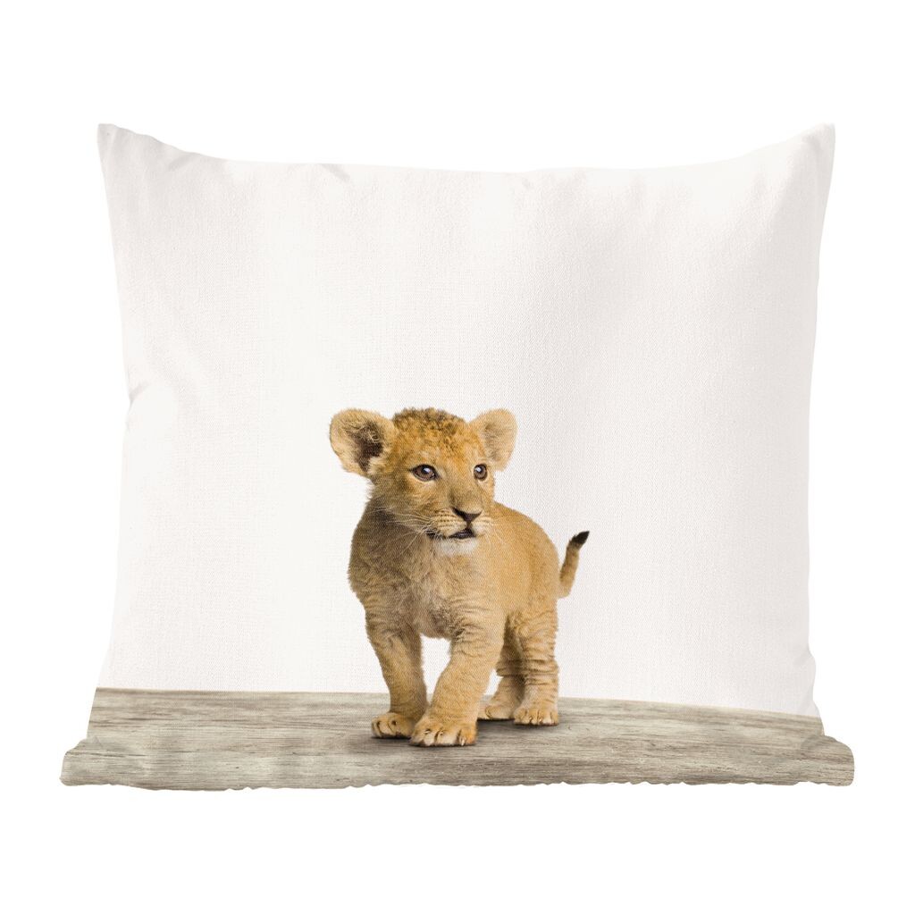 Магазин анималистической печати MuchoWow - Детский сад с животным принтом «Львенок» - 60x60 см - чехол на подушку - хлопчатобумажная ткань - декоративные чехлы на подушки
Магазин анималистической печати MuchoWow - Детский сад с животным принтом «Львенок» - 60x60 см - чехол на подушку - хлопчатобумажная ткань - декоративные чехлы на подушки