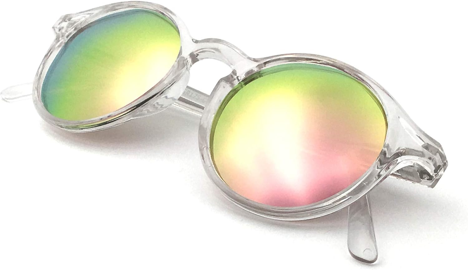 Солнцезащитные очки J+S Hali Small Round Polarized для женщин и мужчин | Оправа на пружинном шарнире | Поляризация 100% UV 400 | Размер Medium-Small, Crystal Clear Frame / Pink Mirror Lens
Солнцезащитные очки J+S Hali Small Round Polarized для женщин и мужчин | Оправа на пружинном шарнире | Поляризация 100% UV 400 | Размер Medium-Small, Crystal Clear Frame / Pink Mirror Lens