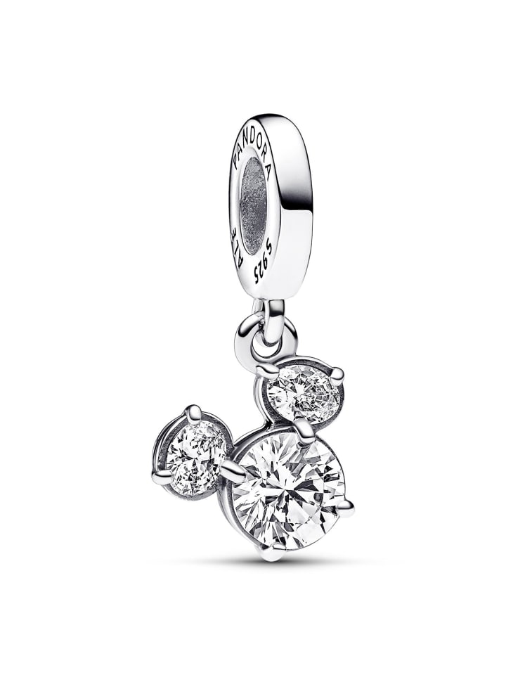 Pandora Кулон-подвеска Disney Микки Маус, сверкающий силуэт головы, серебристый
Pandora Кулон-подвеска Disney Микки Маус, сверкающий силуэт головы, серебристый