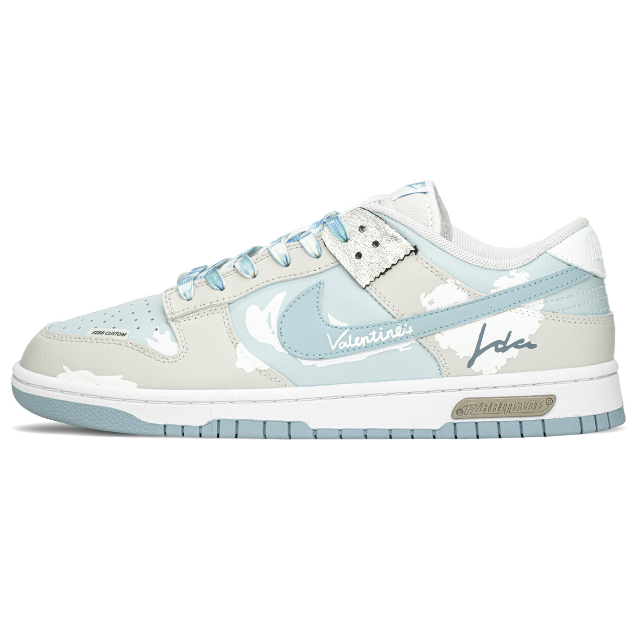 Кроссовки Nike Dunk Skateboarding Shoes Men Low-top White/Gray/Blue, синий 
Кроссовки Nike Dunk Skateboarding Shoes Men Low-top White/Gray/Blue, синий