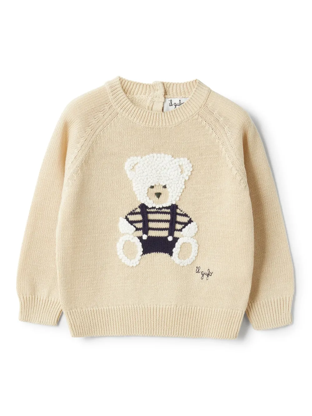 Свитер с вышивкой Il Gufo, нейтральный
Свитер с вышивкой Il Gufo, нейтральный