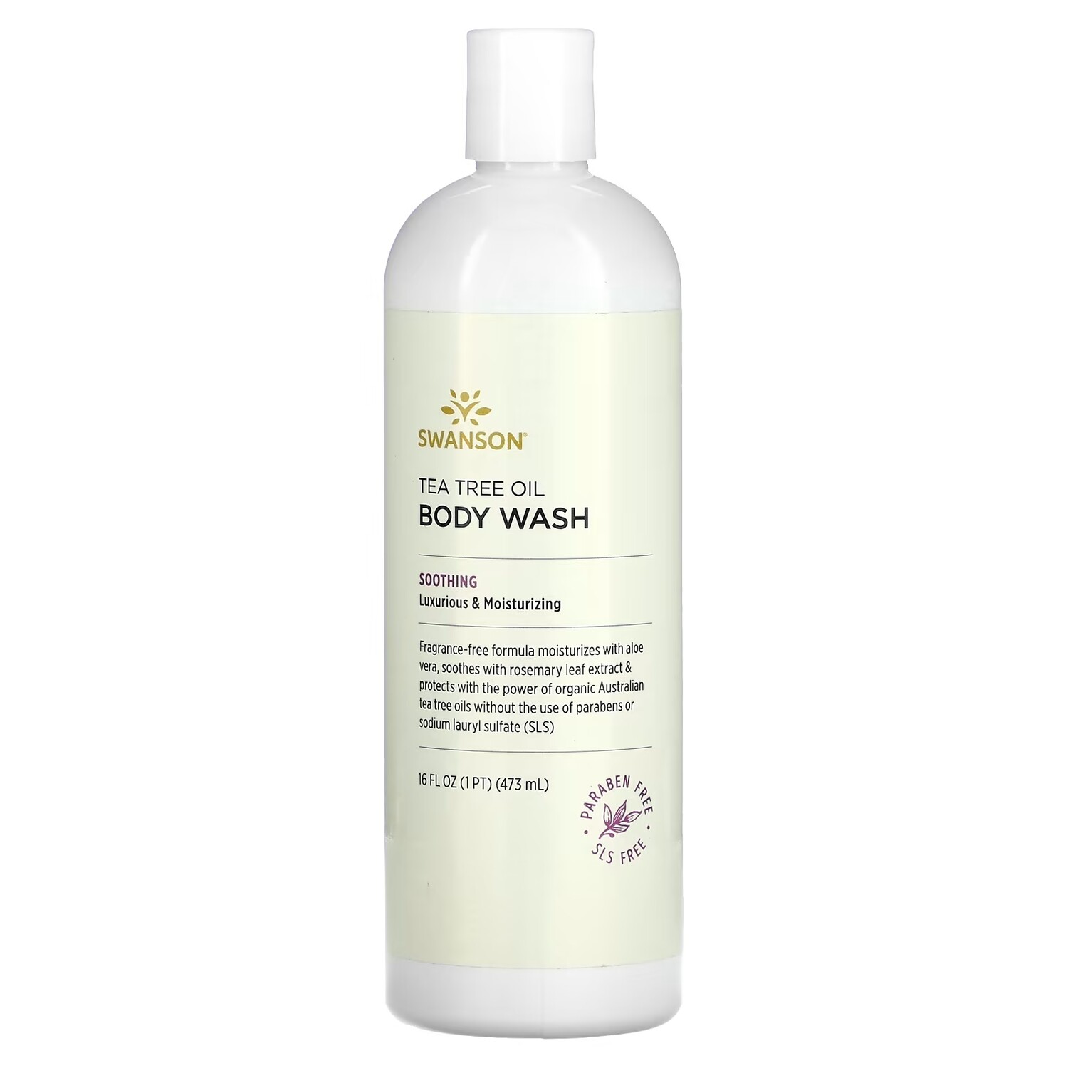 Гель для душа Swanson с маслом чайного дерева без запаха, 473мл
Гель для душа Swanson с маслом чайного дерева без запаха, 473мл
