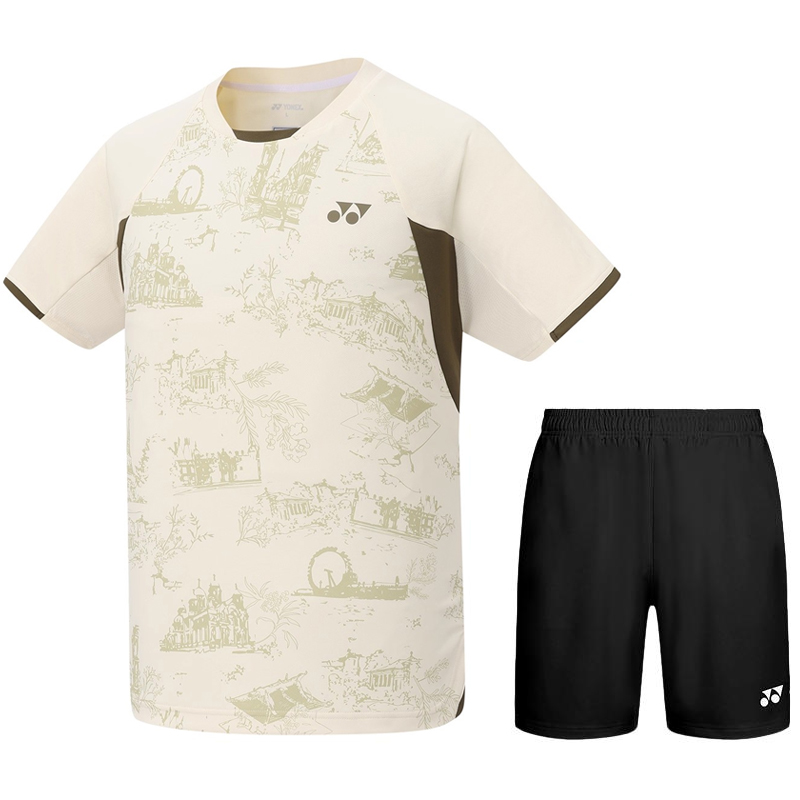 Футболка для бадминтона мужская с воротником стойкой YONEX, 1102925 beach серый+черный shorts
Футболка для бадминтона мужская с воротником стойкой YONEX, 1102925 beach серый+черный shorts