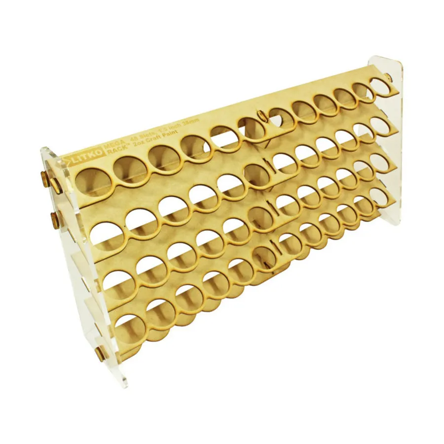 Полка для хранения красок для хобби, совместимая с круглыми красками для рукоделия 1,5 дюйма, 2 унции (48 слотов), Miscellaneous Miniature Gaming Aids & Tools (Litko Aerosystems) 
Полка для хранения красок для хобби, совместимая с круглыми красками для рукоделия 1,5 дюйма, 2 унции (48 слотов), Miscellaneous Miniature Gaming Aids & Tools (Litko Aerosystems)