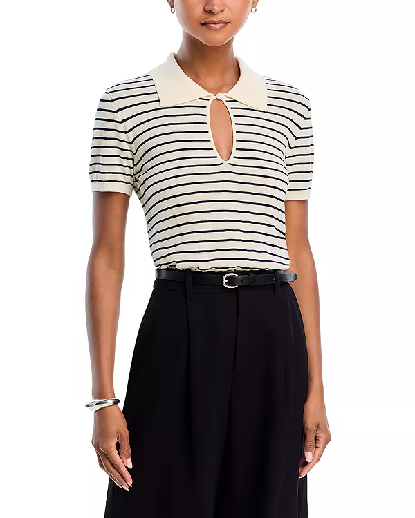 Свитер-Поло с вырезом в форме замочной скважины Frame, мультиколор
Свитер-Поло с вырезом в форме замочной скважины Frame, мультиколор