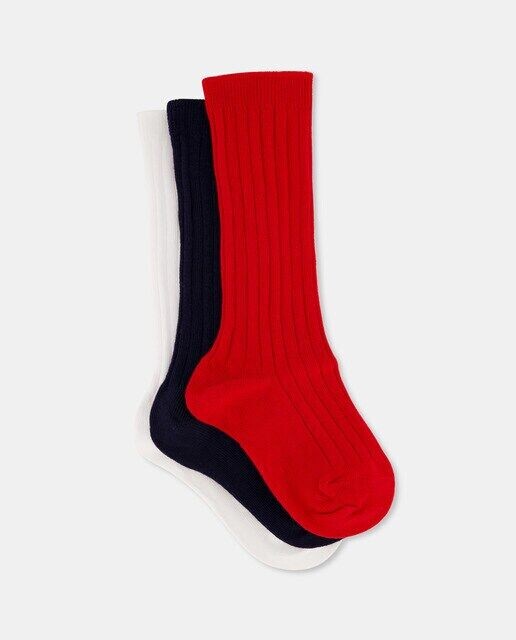 Комплект из трех детских носков с резинкой Cotton Juice, красный
Комплект из трех детских носков с резинкой Cotton Juice, красный