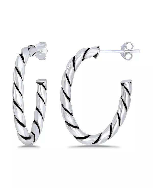 Серьги-Полукольца из оксидированной стали Macy'S, silver
Серьги-Полукольца из оксидированной стали Macy'S, silver