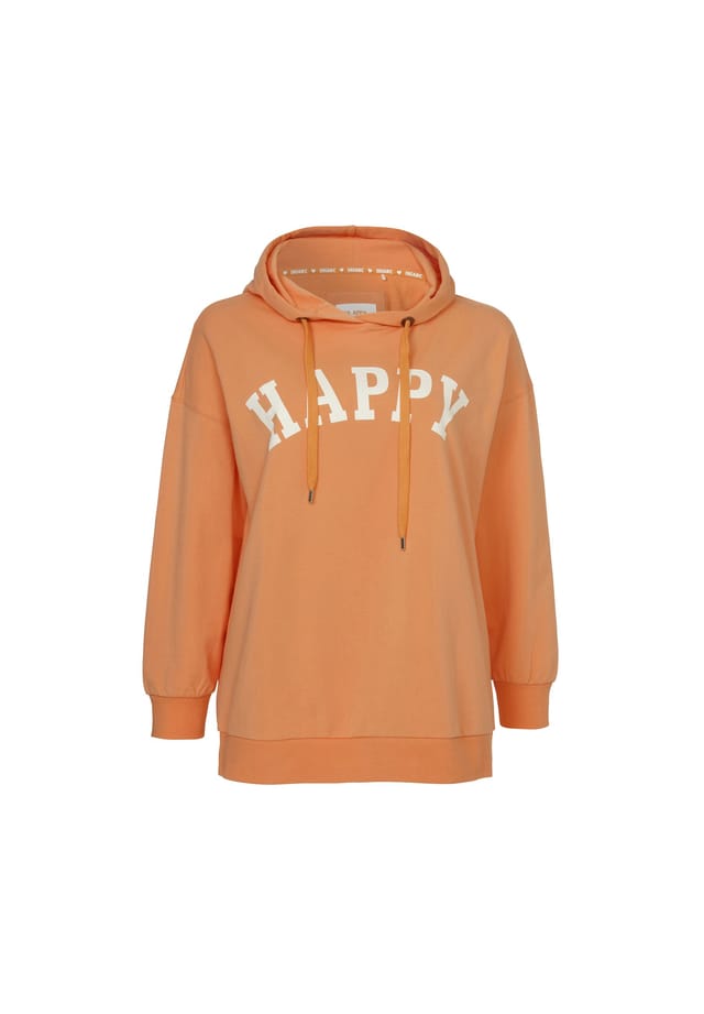 Толстовка с капюшоном игривая толстовка с капюшоном «happy» в простом дизайне Via Appia -Due-, цвет mandarin
Толстовка с капюшоном игривая толстовка с капюшоном «happy» в простом дизайне Via Appia -Due-, цвет mandarin