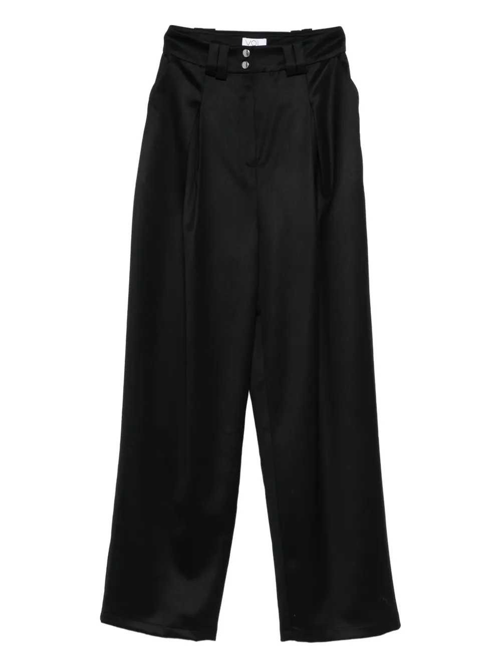 Брюки со складками спереди и застежкой на кнопки Vestiaire d'un Oiseau Libre, черный
Брюки со складками спереди и застежкой на кнопки Vestiaire d'un Oiseau Libre, черный