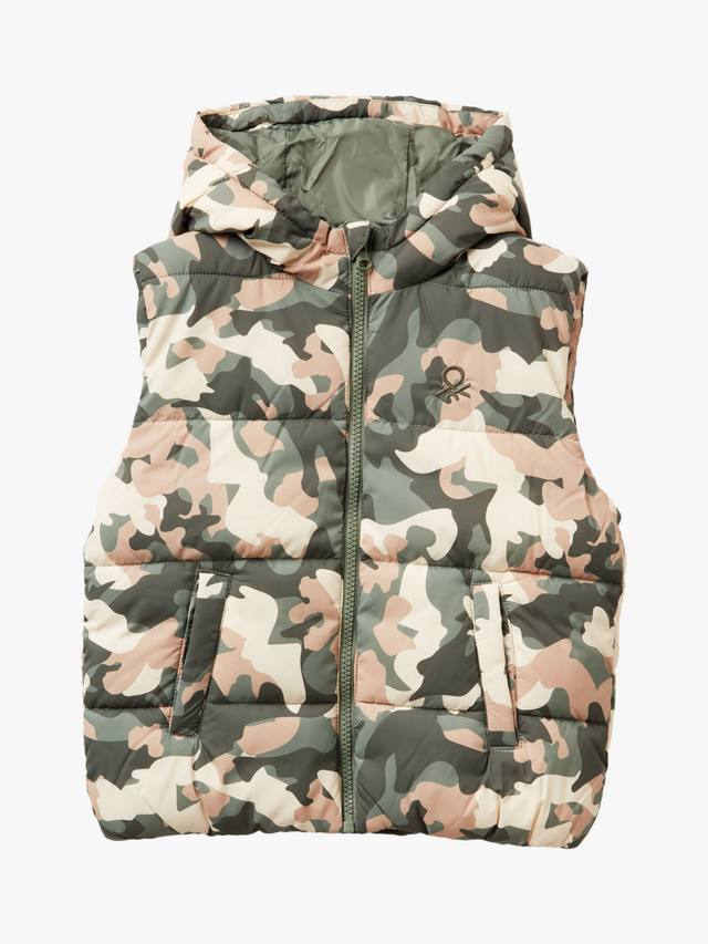 Детский утепленный жилет с камуфляжным принтом Benetton, Multi
Детский утепленный жилет с камуфляжным принтом Benetton, Multi