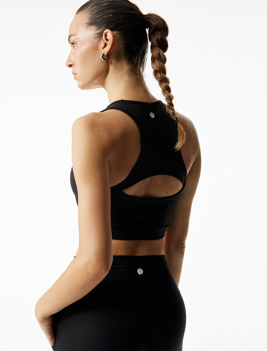 Спортивный бюстгальтер-бандо Koton, черный
Спортивный бюстгальтер-бандо Koton, черный